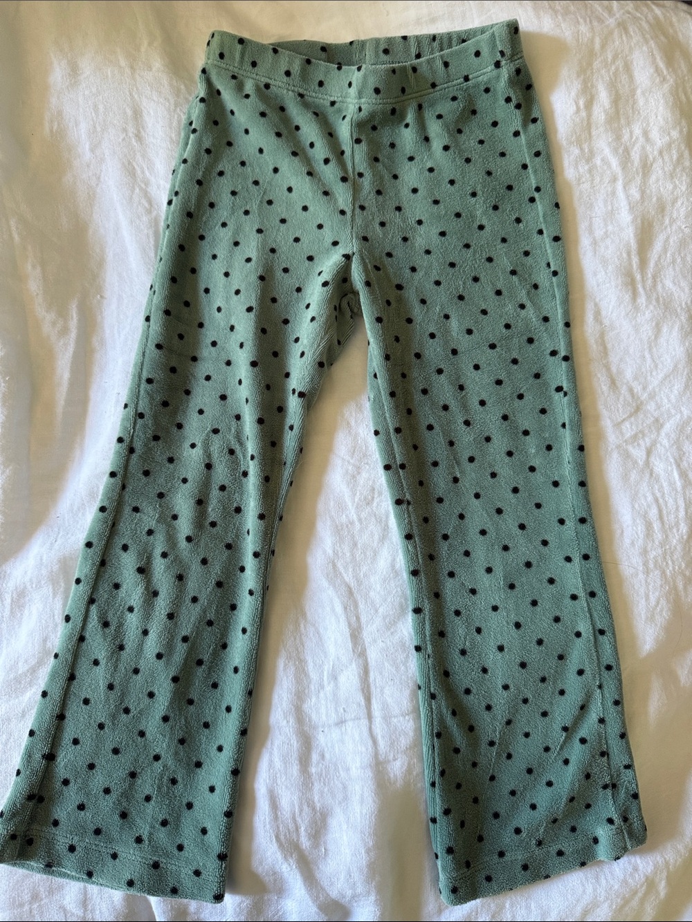 Tea Collection Green Polka Dot Kids Pants